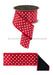 2.5’’X10Yd Small Polka Dot/Fused Red/White/Black Lx3043Ma Ribbon