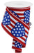 2.5’’X10Yd Stars In Heart/Vertical Stripe White/Red/Blue RGE126127 Ribbon