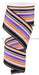 2.5’X10Yd Vertical Stripe Wht/Prpl/Orng/Blk Rge182289 Ribbon