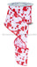 2.5’’X10Yd Winged Hearts White/Red RW825827 Ribbon