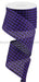2.5"X10Yd Woven Gingham Check Purple/Black RGA1212YR - DecoExchange®