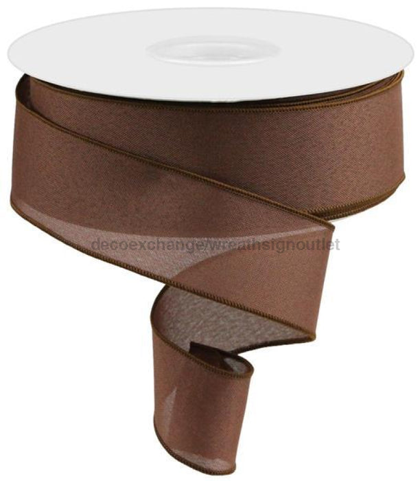 2.5"X50Yd Value Faux Burlap Brown RC500104 - DecoExchange