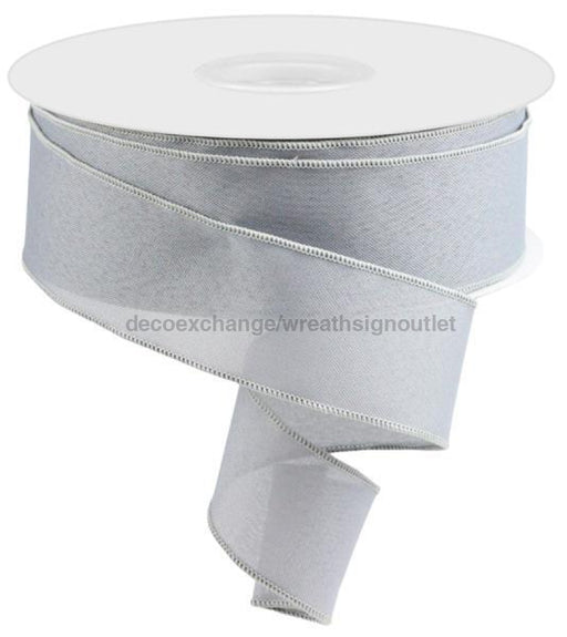 2.5"X50Yd Value Faux Burlap Grey RC500110 - DecoExchange