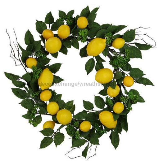 20’Dia Lemon Wreath Yellow/Tt Green Ec8249