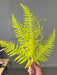 20 In Plastic Fern Wig Spray 85307-YEL Pick