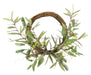 20Dia Blade Eucalyptus/Pine Half Wreath Tt Green/Natural Xx8246 Base
