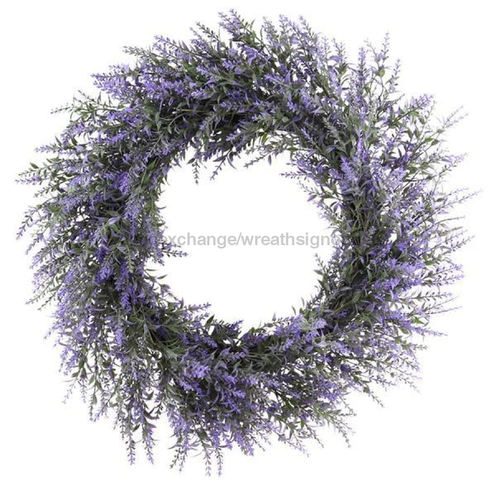 20"Dia Lavender Wreath Purple FR6647 - DecoExchange®