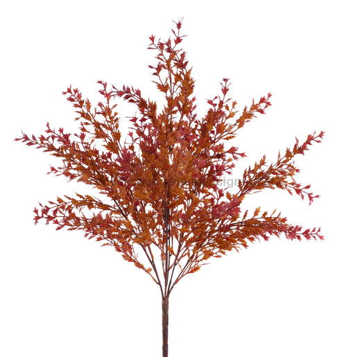 20’’L Mini Leaf Bush Orange/Burgundy HA1877 Greenery