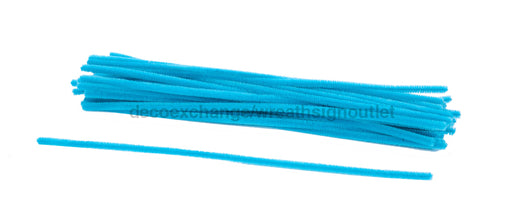 20’’L X 6Mm Chenille Stems 50Ea/Bg Teal Ma200233 New Upload081524 Alltools Tools