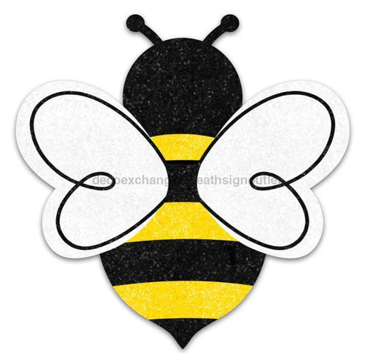 20Oah Thick Glittered Eva Bumble Bee Black/Yellow Ms1706 Attachment