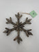 9" Wood Snowflake Ornament 2/Ast MTX74118-NAGY - DecoExchange®