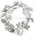 21"Dia Mix Leaf Wreath Antique Galvanized HA136036 - DecoExchange