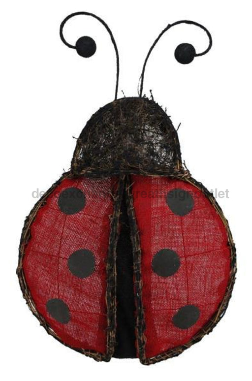 21"H X 13.5"W Vine/Eva Ladybug Red/Black MB9817 - DecoExchange