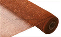 21X10Yd Metallic Mesh Brown W/copper Foil Re100104