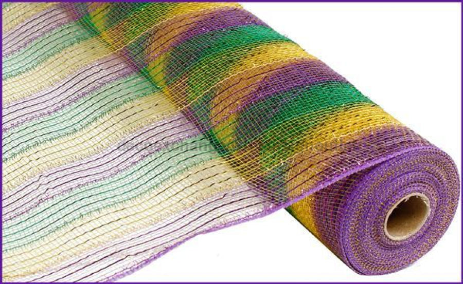 21X10Yd Tinsel/Pp/Foil Mesh Mardi Gras Ry940073