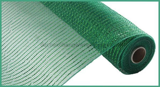 21"X10Yd Wide Foil Mesh Emerald W/Emerald Foil RE106606 - DecoExchange