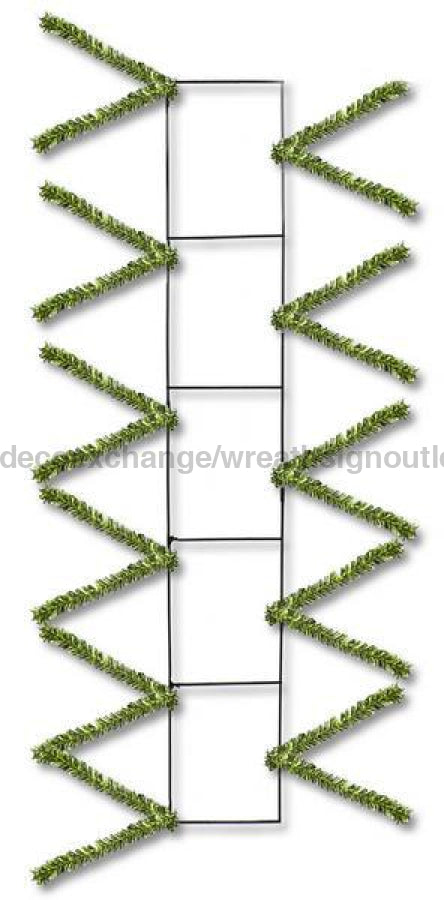 22"Lx4"W Wire Work Pencil Rail Metallic Lime Green XX759937 - DecoExchange