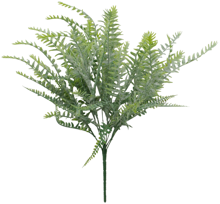 23 In Plastic Fern Spray X 12 83353-FROSTED - DecoExchange®