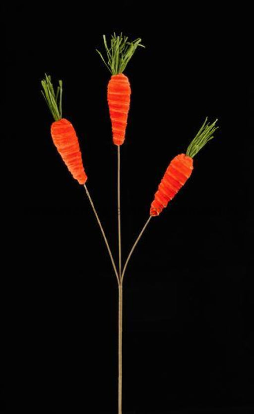 23L Velvet Carrot Spray X3 Dark Orange/Green He4184 Pick
