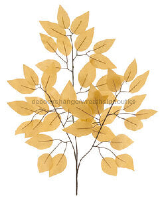 23’L Ficus Spray 12Pcs/Bdl Antique Gold Fg633736 Greenery