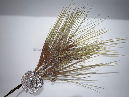 24’’ Uv Longleaf Vintage Pine Spray W/Cone MTX71512-CRBR Pick