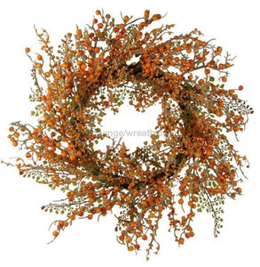 24Dia Berry Wreath Orange/Yellow Ha1036