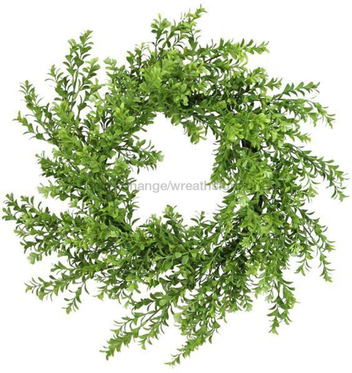 24"Dia Boxwood Wreath Tt Green FG5426 - DecoExchange