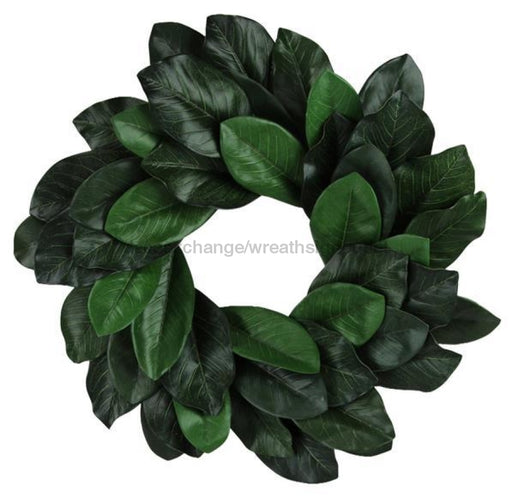 24Dia Magnolia Leaf Wreath Green Fg5808