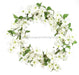 25"Dia Dogwood Wreath Cream/Brown FR6575 - DecoExchange
