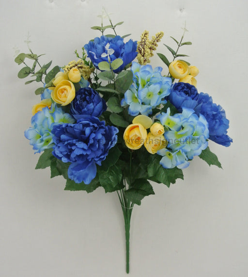 26 In Peony Ranunculus 82552-BLYEL Greenery