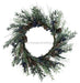 26’’Dia Glitter Eva Pine/Pinecone Wreath Green/White/Brown Xx9157 Pick
