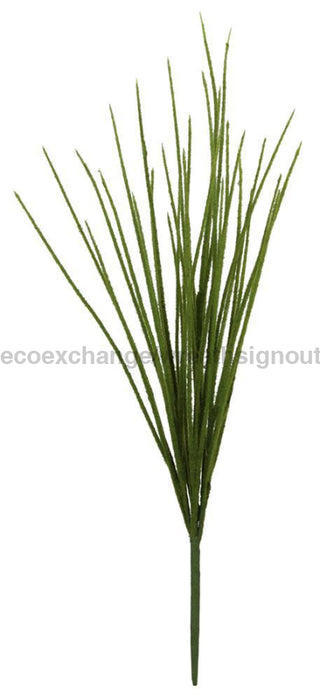 27’’L Flocked Grass Bush Moss Green Fg610291 Pick