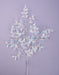 28’’L Glitter/Metallic Leaf Spray White/Iridescent Xs2334A2 Pick