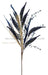29.5"L Spike/Mini Bead Clstr/Grass Spray Blue FH796703 - DecoExchange®