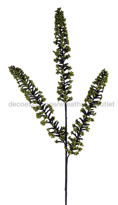 29’’L Glitter Amaranthus Spike Spray Lime/Black FH8196RJ Pick