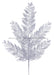 29’’L Glitter Fern Spray Silver XS250226 Pick