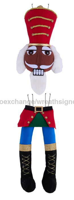 2Pc 33’’H Nutcracker Decor Kit Brown/Red/Black/Blue/Gold XC635202 Pick
