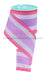 3.25’’X10Yd Faux 3-In-1 Vertical Stripe Lt Lavender/White/Lt Pink RGF1982G6 ribbon
