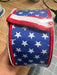 2.5"X10Yd Stars/Stripes Fused Back Royal Blue/Red/White LX311525 - DecoExchange®