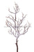 31’’L Snowy Twig Branch Natural/White XV761627 Greenery