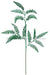 35"L Glitter Fern Spray Emerald Green XS226906 - DecoExchange®