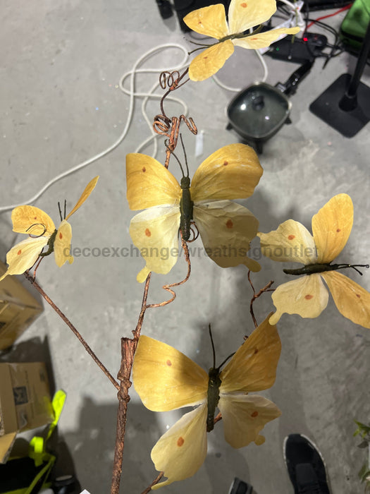 37In Butterfly Spray PS1018 LIGHT YELLOW Pick