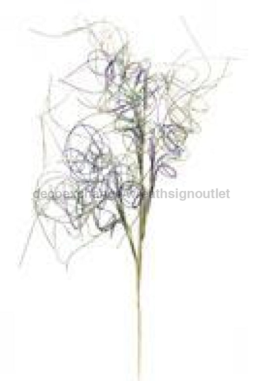 39" GLITTER WISPY SPRAY Mardi Gras HG3134 - DecoExchange