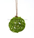 4’’Dia Plastic Moss/Rattan Ball Green/Cream FC2240 Attachment