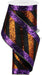 4X10Yd 3-In-1 Diagonal Glitter Stripe Black/Orange/Purple Rg8953Yr Ribbon