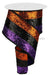 4X10Yd 3-In-1 Large Glitter/Tinsel Orange/Black/Purple Rg8986Yr Ribbon