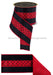 4’’X10Yd 3-In-1 Polka Dot/Fused Red/Black LX3080MA ribbon