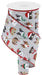 4X10Yd Christmas Dogs Lt Grey/Red/Wht/Blk/Gld Rgc174810 Ribbon