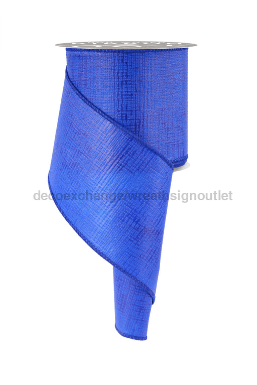 4’’X10Yd Cross Hatch Royal Blue NR101125 Ribbon