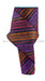 4’’X10Yd Diagonal Glitter Stripe Black/Prpl/Orng/Hot Pink RGF1432YR Ribbon